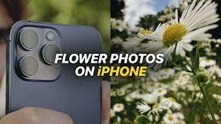 iPhone Camera Tricks for JAW-DROPPING Flower Photos!