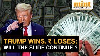 Why Rupee Hit An All Time Low After US Elections | Will The Fall Continue?