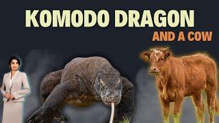 Oh No...Komodo Dragon Vs. Cow #shorts # viral