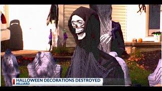 Hilliard Residents FIGHT BACK Against Vandalized Halloween Displays