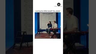 learning from Billie herself !  | music studio Ak | #shorts #billieeilish