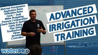 Advanced Irrigation Training at Waterpro's New Warehouse