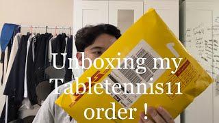 Unboxing my tabletennis11 order