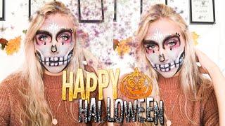 GLITTER skeleton // Halloween LOOK - Livia Grace