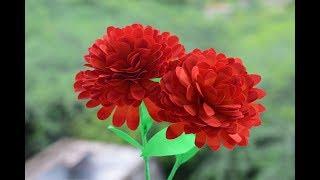 How To Make Flowers With Paper :Craft Paper Flowers