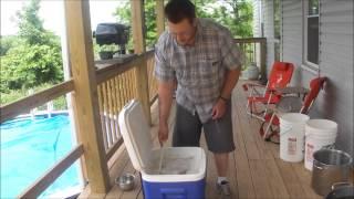 Homebrewing-  Mashing Grain