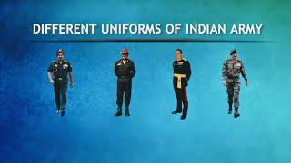 Different Uniforms Of Indian Army | Indian Army