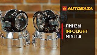 Универсальные биксеноновые линзы InfoLight mini 1.8. Четкая светотеневая граница!