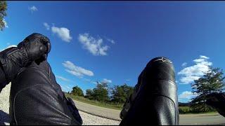 Helmet Cam Motorcycle Crash - The Most Stupid Way to Crash Motorcycle, Helmet GoPro Camera View