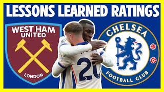 LESSONS LEARNED FROM CHELSEA SMASHING WEST HAM 3-0 | PLAYER RATINGS