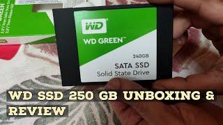 WD 240gb ssd unboxing and review|price| WDS240G2G0A Western Digital Green 240 GB 2.5 inch SATA III