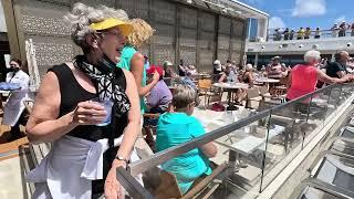 An Equator Crossing Party on the Cruise Ship Viking Jupiter