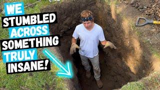 Digging an Outhouse Hole in a Back Yard Leads to an Underground Structure Full of Old Valuables