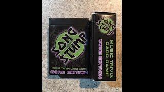How to play Song Stump Music Trivia Card Game by Bloat Games coming soon!