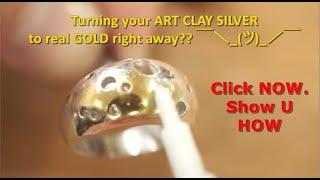 Enjoy Gold Plating on Art Clay Silver