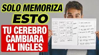 SOLO MEMORIZA ESTO, TU CEREBRO CAMBIARA AL INGLES