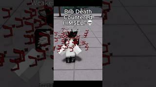 Bro Death Countered Himself #shorts #roblox #strongestbattlegrounds