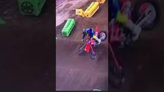 Chase Sexton and Cooper Webb crash Detroit