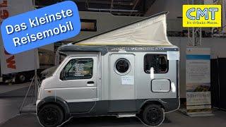 DAS KLEINSTE WOHNMOBIL - Mini Silverdream der Firma WANNER an der CMT. Prototyp zum Verlieben klein.