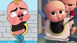 The boss baby drawing meme | Tim vs baby Gang 