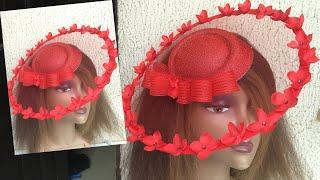 HOW TO MAKE THIS EMIRATE SATELLITE FLOWERED FASCINATOR | DIY FASCINATOR