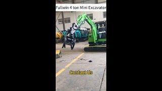 Introducing the Fullwin 4ton Mini Excavator — Efficiency Meets Power