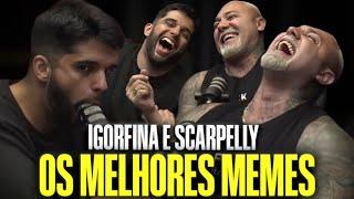 IGORFINA E SCARPELLY- OS MELHORES MEMES  | MUSCLECORTES