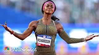 Sha'Carri Richardson crushes 100m semi at Trials, one race from making Team USA | NBC Sports