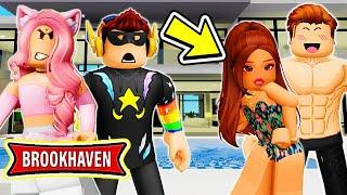 We SPY On MY CRUSH & HIS EX ( ROBLOX Brookhaven RP)