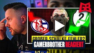 GROßER FEHLER von SCHALKE?  GamerBrother REAGIERT auf AHMED KUTUCU & DER FUßBALLTALK 