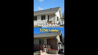 Before and After  - How Keyes Real Estate got this Eagle Rock Triplex Ready for sale