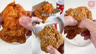 KFC VS JOLLIBEE - Best Fried Chicken Battle #shorts