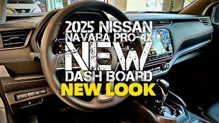 2025 Nissan Navara Pro-4x updated new dashboard