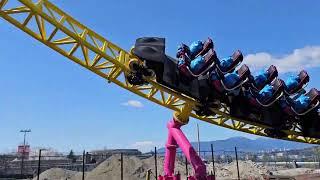 ThunderVolt Launch Coaster at Playland (15 sec)