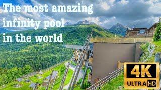 The most amazing infinity pool in the world#.. Alpin Panorama Hotel Hubertus__#