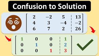 Stuck on Gauss-Jordan Elimination? Watch This!