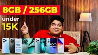 Top 5 Phones Under 15000 With 8GB / 256GB | Super Crazy