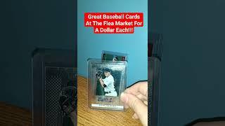 Great Baseball Card Finds At The Flea Market!!! | #JBSNMedia #Shorts #FleaMarket