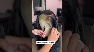 Curved part tutorial*detailed* #hairstyling