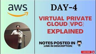 Day-4 | Best VPC explanation| VPC explained in 30 mins| 4K quality| #devops #aws #abhishekveeramalla