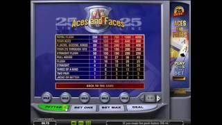 Игровой автомат Aces and faces от Igrosoft