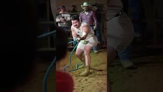 1 man vs. 10 children Tug of War