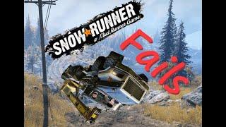 The Worst Driver In Snowrunner | Fail Compilation