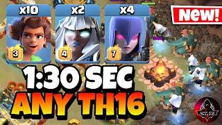 TH16 Attack Strategy With Root Rider & Electro Titan !! Best TH16 Attack Strategy in Clash of Clans