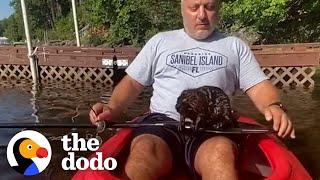 Rescued Baby Beaver Loves To Kayak With His Family | The Dodo Wild Hearts