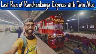 End Of Diesel Era || Last run of Kanchankanya Express with twin Alco