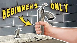 Install ANY Kitchen Faucet in 5 Minutes! For Beginners