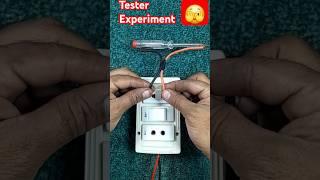 Tester Experiment #electrical #tester #electric