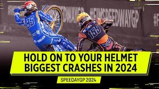 The BIGGEST CRASHES of 2024  | FIM Speedway Grand Prix