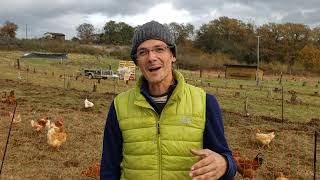 David, jeune paysan agroforestier à l'Eco-Lieu La Campagne